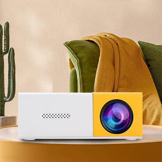 mini projecteur de face