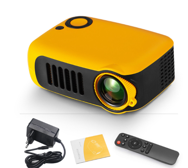 Mini projecteur jaune