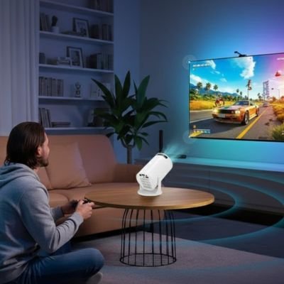 Mini projecteur avec utilisateur 