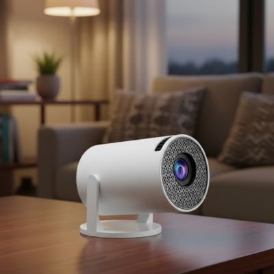 Mini projecteur sur table  basse